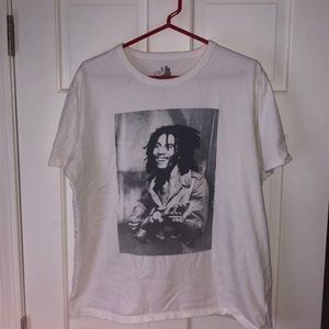Bob Marley white T-shirt